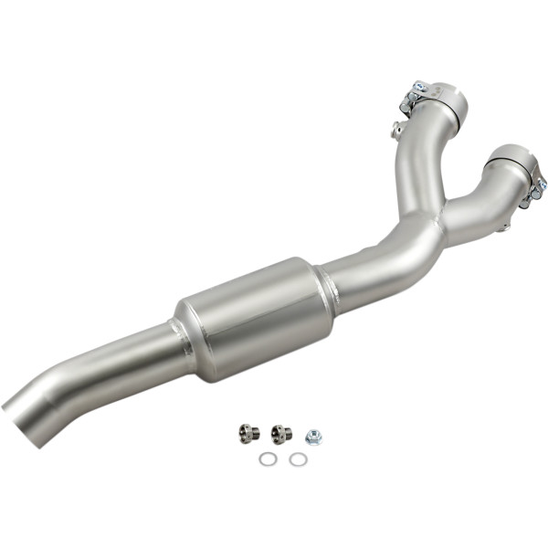 【USA在庫あり】 LEOVINCE Cat Eliminator リンクパイプ 18年-23年 MT-10 シルバー 1812-0286 HD店