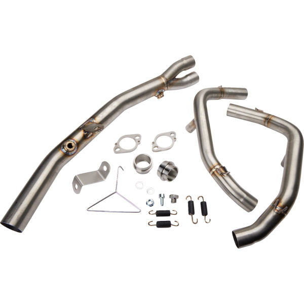 【USA在庫あり】 LEOVINCE ヘッダーパイプ 24年 Ninja 500 シルバー 1812-0573 HD店