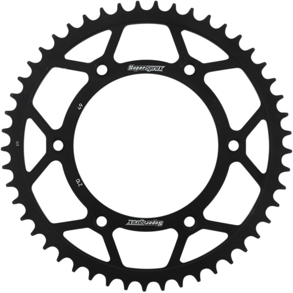 【USA在庫あり】 SUPERSPROX スチール リア スプロケット 520/49T 09年 CRF230M 黒 1210-1886 HD店