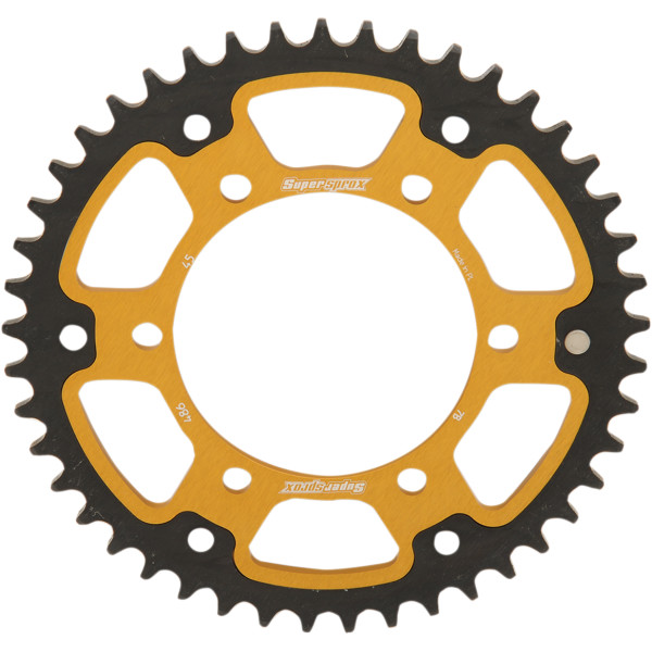 【USA在庫あり】 SUPERSPROX ステルス リア スプロケット 520/45T 21年 Tenere 700 ゴールド/黒 1210-2011 HD店