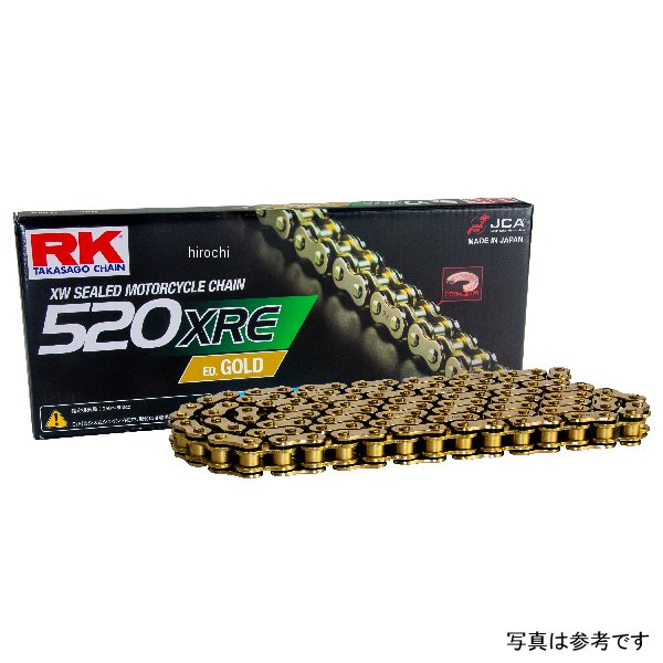 【メーカー在庫あり】 RKジャパン チェーン 130L ED GOLD 520XRE HD店