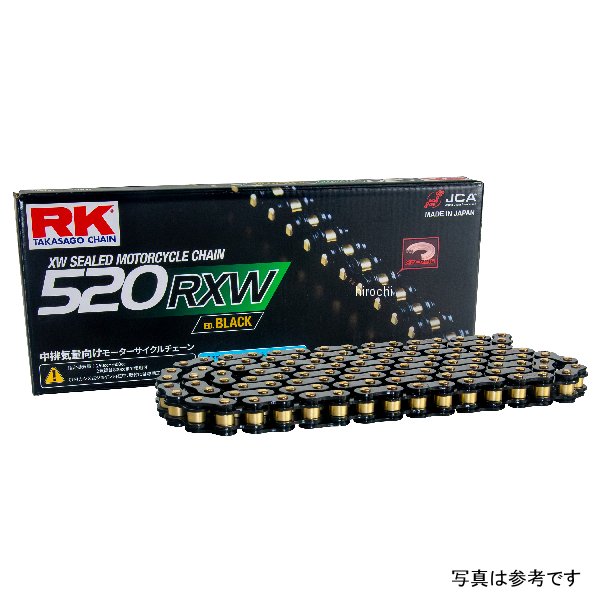 【メーカー在庫あり】 RKジャパン チェーン 130L ED BLACK 520XRE HD店