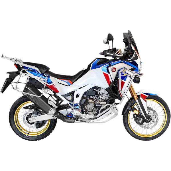 【USA在庫あり】 LEOVINCE LV-12 スリップオンマフラー 20年-22年 Africa Twin 黒 1811-4038 HD店