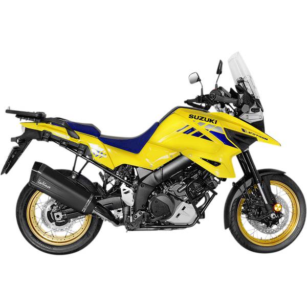 【USA在庫あり】 LEOVINCE LV-12 スリップオンマフラー 20年/23年 V-Strom 1050 黒 1811-4041 HD店
