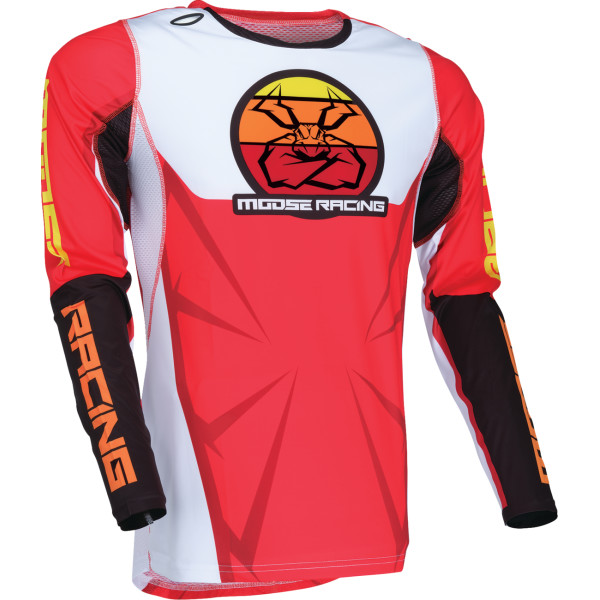 【USA在庫あり】 ムースレーシング MOOSE RACING Agroid ジャージ 3XLサイズ 赤/黒/白 2910-7916 HD店