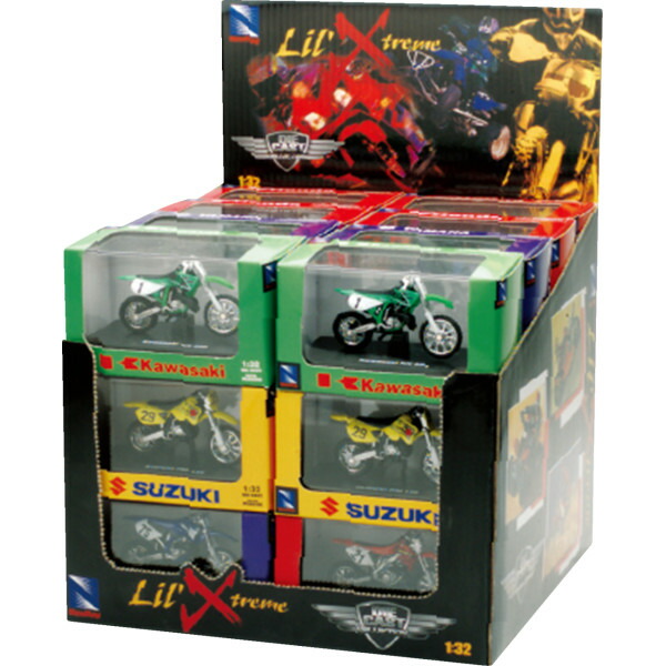 【USA在庫あり】 ニューレイ New Ray ミニ ATV とダートバイクの詰め合わせ 1:32 スケール マルチカラー 7001-0003 HD店