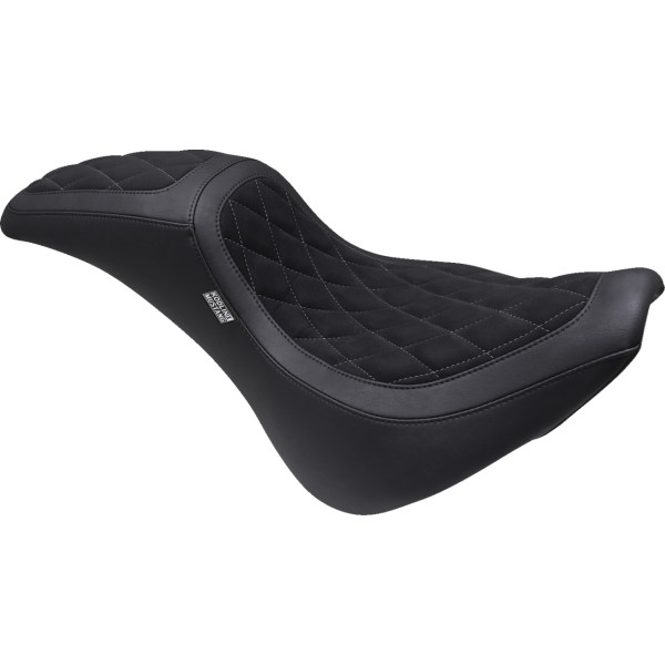 【USA在庫あり】 マスタング Mustang Kodlin Signature Series Fastback シート 20年-24年 ハーレー FXST 黒 0802-1558 HD店