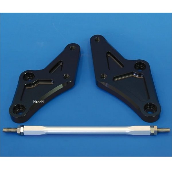 ウッドストック WOODSTOCK STDステップオフセットプレート Bタイプ Ninja250R 黒 OSP-K23-BKB HD店｜ヒロチー商事 ハーレー 店