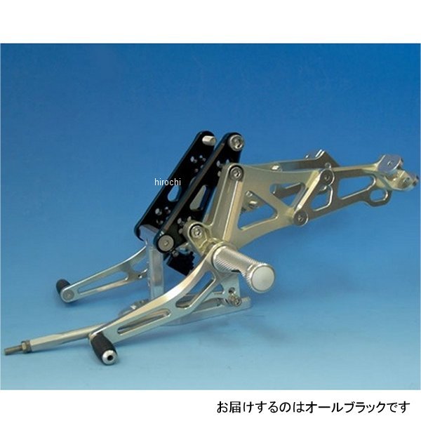 ウッドストック WOODSTOCK バックステップキット タンデム仕様 ゼファー1100 オールブラック WBS-K05-TB HD店|ヒロチー商事 ハーレー 店