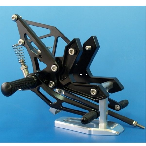 ウッドストック WOODSTOCK バックステップキット 07年-09年 Z1000 黒 WBS-K22-BB HD店