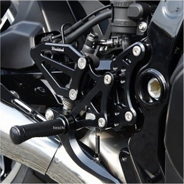 ウッドストック WOODSTOCK バックステップキット 17年以降 Z900RS 黒 WBS-K36-BB HD店｜ヒロチー商事 ハーレー 店