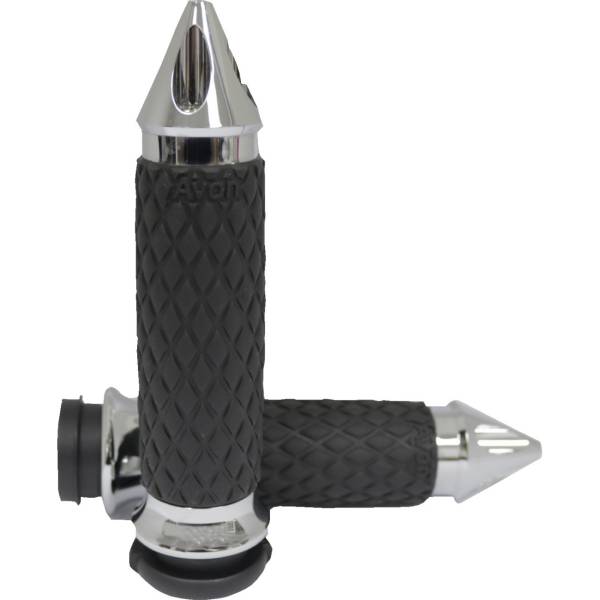 【USA在庫あり】 AVON GRIPS ダイヤモンド コンター グリップ19年-20年 ハーレー FXDR 114 黒 0630-3106 HD店
