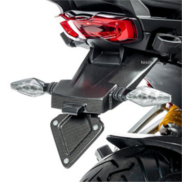 ワンダーリッヒ Wunderlich カーボンライセンスプレートホルダー Multistrada V4 W71550-601 HD店