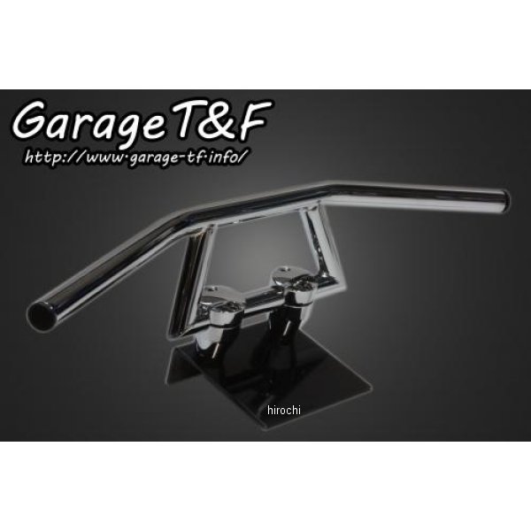 ガレージT＆F アタッカーバーハンドル 4インチ高 メッキ 25.4mm 1インチハンドル車両 505231 HD店｜ヒロチー商事 ハーレー 店 9,359円
