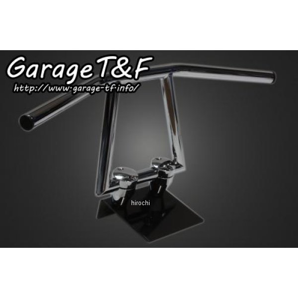 T&F アタッカーバーハンドル(6インチ)メッキ(25.4mm) Garage T＆F ガレージT&F ハンドルタイプ2（メッキ） T&F バイク