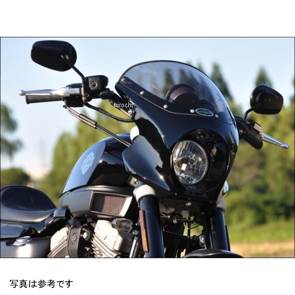 シックデザイン ティーラ ストリームヘッドカウル スモーク ハーレー XR1200 未塗装 HC59 HD店|ヒロチー商事 ハーレー 店
