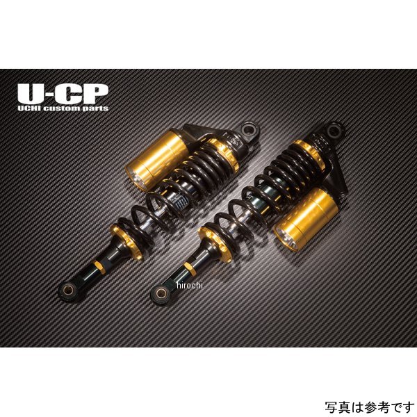【メーカー在庫あり】 U-CP オリジナルサスペンション 全年式 CB400FOUR NC36 ブラック&ゴールド UCSUT32BKGDHO10 HD店