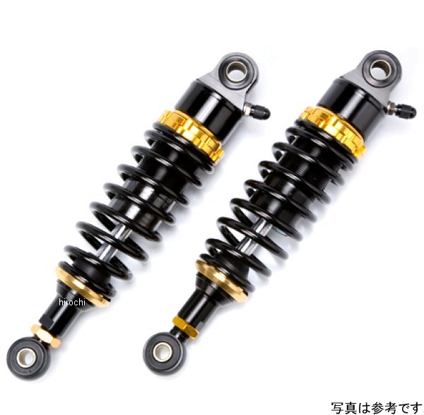 【メーカー在庫あり】 RFY ガス封入式ローダウンリアサスペンション エストレヤ ブラック&ゴールド SUG28BKGDKA52 HD店