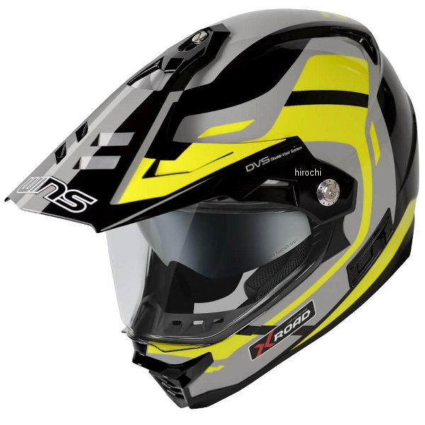 ウインズ WINS オフロードヘルメット X-ROAD 3 FREE RIDE G44 イエローグレー Mサイズ 4560385772030 HD店