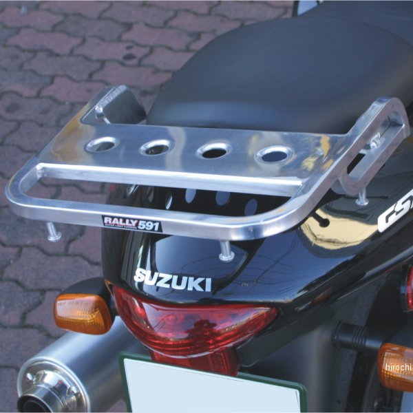 ラリー RALLY 591 アルミキャリア 07年以前 GSX1300R ハヤブサ シルバー RY591S02 HD店｜ヒロチー商事 ハーレー 店
