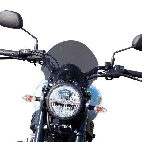 【メーカー在庫あり】 ワールドウォーク XSR125用メーターバイザー ミドル・スモーク ws-50-ms HD店