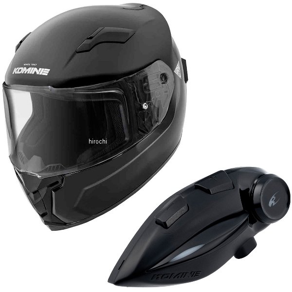 【メーカー在庫あり】 HK-170+i コミネ KOMINE フルフェイスヘルメット&モーターサイクルインターカム グロスブラック Mサイズ HK-170 + i HD店