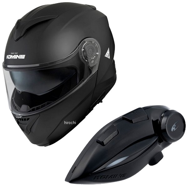 【メーカー在庫あり】 HK-171+i コミネ KOMINE フルフェイスヘルメット&モーターサイクルインターカム マットブラック XLサイズ HK-171 + i HD店