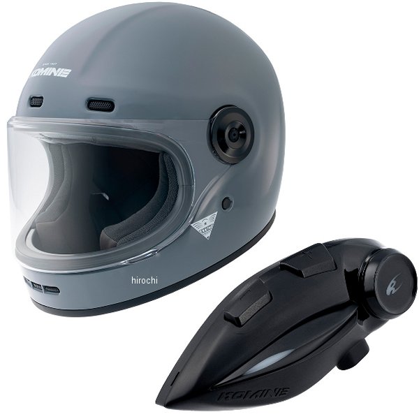 【メーカー在庫あり】 HK-190+i コミネ KOMINE フルフェイスヘルメット&モーターサイクルインターカム バサルトグレー XLサイズ HK-190 + i HD店