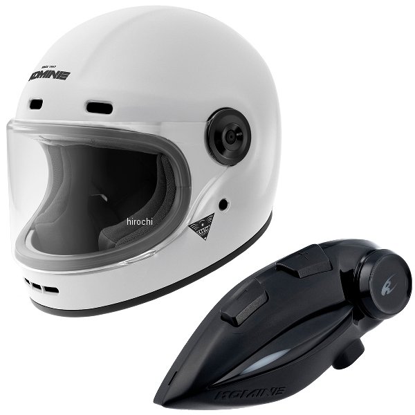 【メーカー在庫あり】 HK-190+i コミネ KOMINE フルフェイスヘルメット&モーターサイクルインターカム パールホワイト Mサイズ HK-190 + i HD店｜ヒロチー商事 ハーレー 店