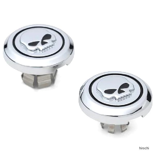 ハーレー純正 アクスルナットカバー フロント SKULL 24年 FLTRX クローム 43000318 HD店