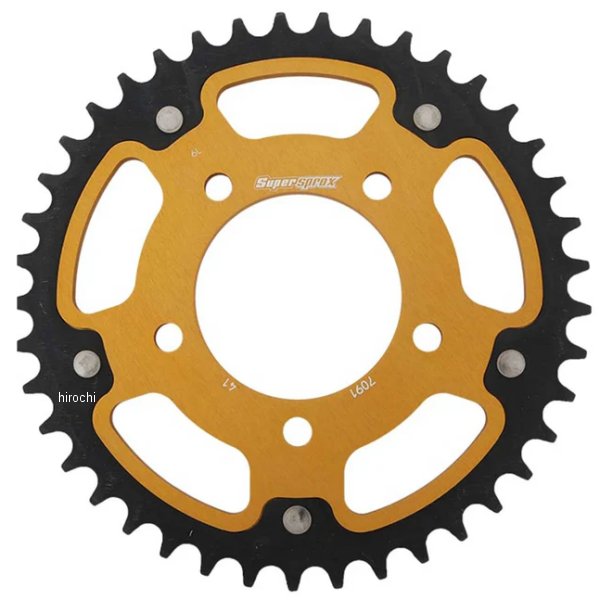 スーパースプロックス SUPERSPROX リアスプロケット ステルス 520-41T ゴールド RST-7091:41-GLD HD店