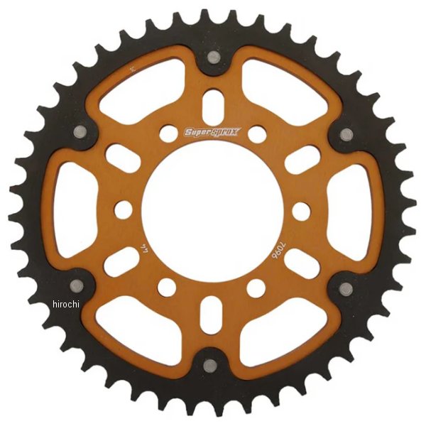 【メーカー在庫あり】 スーパースプロックス SUPERSPROX リアスプロケット ステルス 530-44T ゴールド RST-7096:44-GLD HD店
