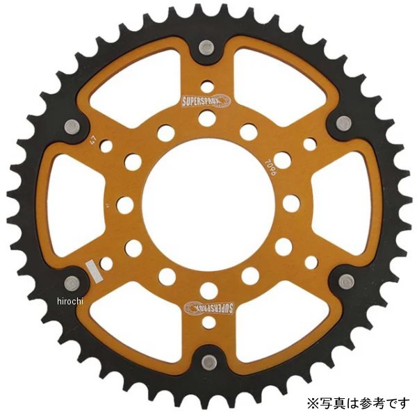 【メーカー在庫あり】 スーパースプロックス SUPERSPROX リアスプロケット ステルス 530-38T ゴールド RST-7096:38-GLD HD店