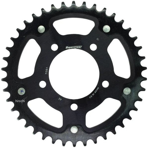 【メーカー在庫あり】 スーパースプロックス SUPERSPROX リアスプロケット ステルス 520-42T 黒 RST-7091:42-BLK HD店