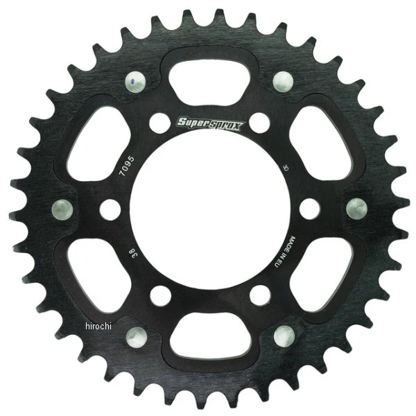 【メーカー在庫あり】 スーパースプロックス SUPERSPROX リアスプロケット ステルス 525-38T 黒 RST-7095:38-BLK HD店｜ヒロチー商事 ハーレー 店