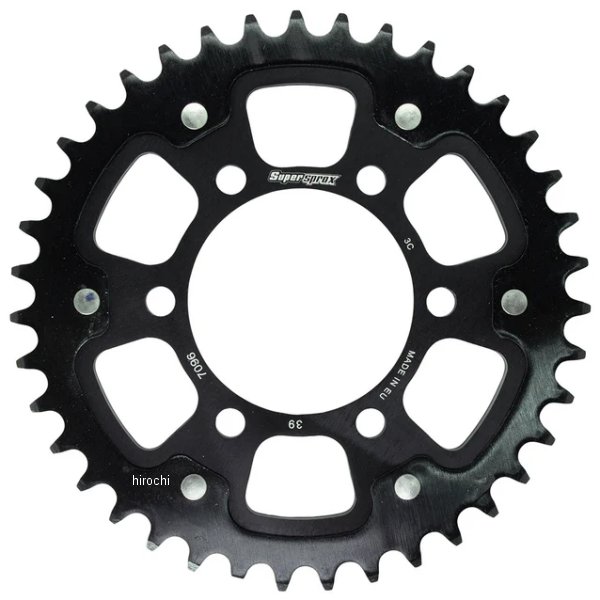 【メーカー在庫あり】 スーパースプロックス SUPERSPROX リアスプロケット ステルス 530-39T 黒 RST-7096:39-BLK HD店｜ヒロチー商事 ハーレー 店