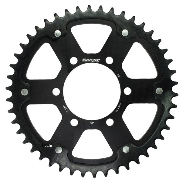 【メーカー在庫あり】 スーパースプロックス SUPERSPROX リアスプロケット ステルス 530-46T 黒 RST-7096:46-BLK HD店｜ヒロチー商事 ハーレー 店