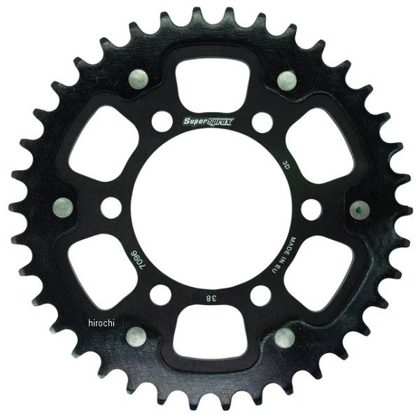 【メーカー在庫あり】 スーパースプロックス SUPERSPROX リアスプロケット ステルス 530-47T 黒 RST-7096:47-BLK HD店|ヒロチー商事 ハーレー 店
