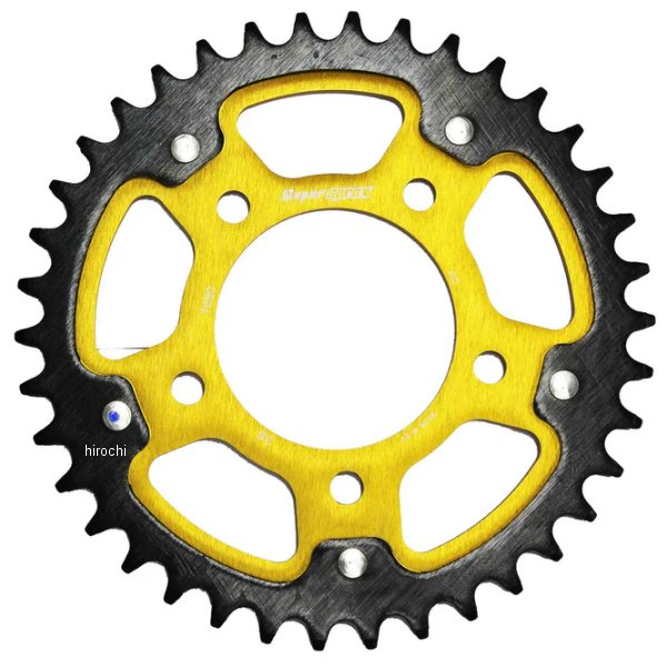 【メーカー在庫あり】 スーパースプロックス SUPERSPROX リアスプロケット ステルス 530-38T ゴールド RST-7090:38-GLD HD店|ヒロチー商事 ハーレー 店
