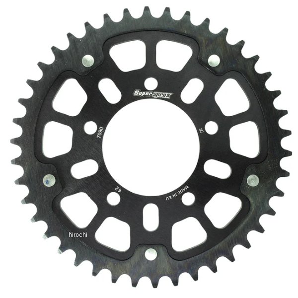 【メーカー在庫あり】 スーパースプロックス SUPERSPROX リアスプロケット ステルス 530-42T 黒 RST-7090:42-BLK HD店｜ヒロチー商事 ハーレー 店