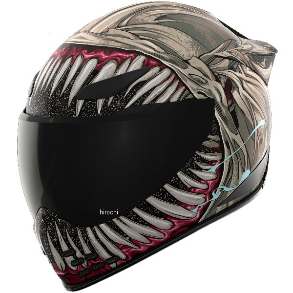 アイコン ICON 2024年モデル フルフェイスヘルメット DOMAIN GRAND MAW グレー Mサイズ 0101-17296 HD店