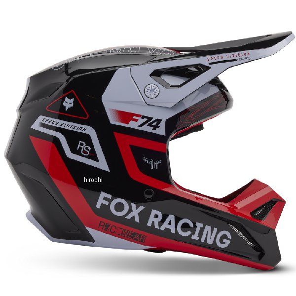 【メーカー在庫あり】 フォックス FOX V1ヘルメット ユース レーススペック フローレッド YLサイズ G5421 HD店