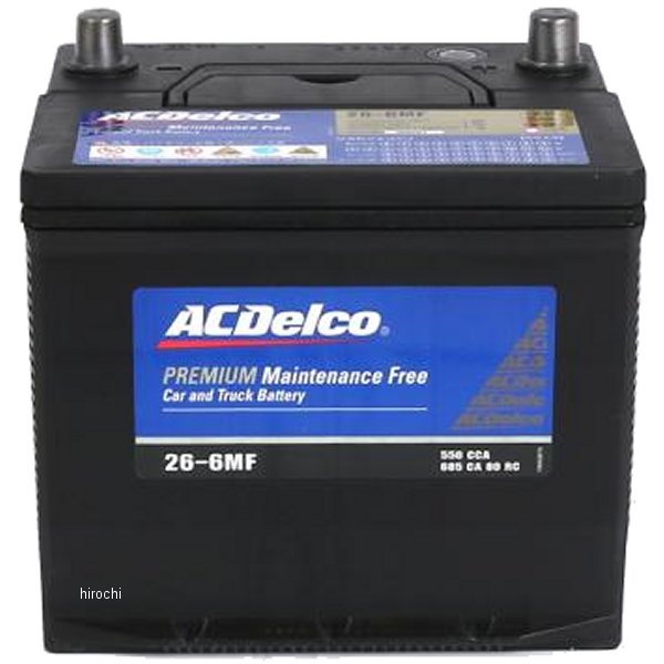 ACDelco バッテリー アメリカ車用 26-6MF HD店｜ヒロチー商事 ハーレー 店