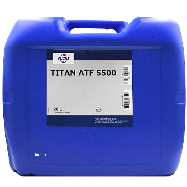 フックス FUCHS トランスミッションフルード TITAN ATF 5500 20L A601193675 HD店