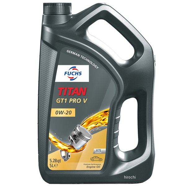 フックス FUCHS エンジンオイル TITAN GT1 PRO V 0W-20 5L A602217479 HD店｜ヒロチー商事 ハーレー 店