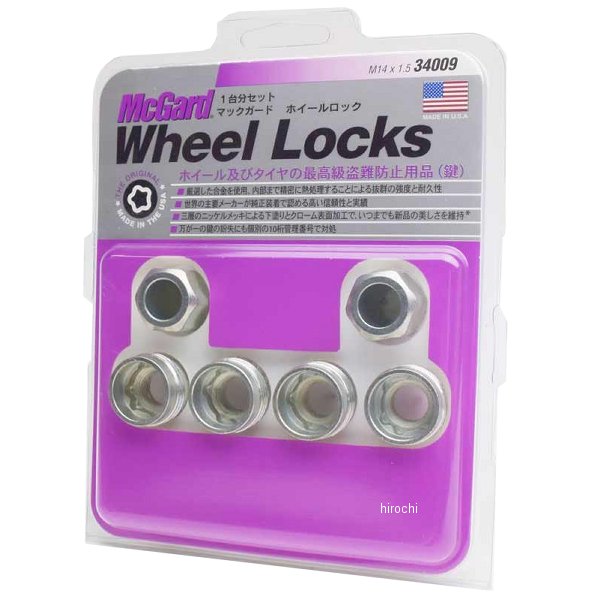 マックガード McGard ホイールロック 貫通ロックナット M14x1.5 ランクル200、ハマー MCG-34009 HD店