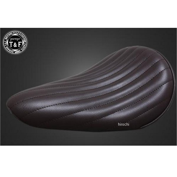 ガレージT&F BLソロシート バックアップタイプ/ロング (バーチカル)ブラウン 608234 HD店|ヒロチー商事 ハーレー 店