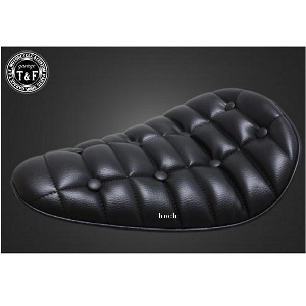 ガレージT＆F BLソロシート バックアップタイプ/ロング (クロコダイル)ブラック 608243 HD店