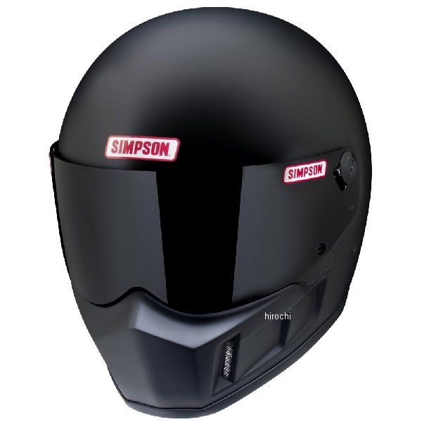 【メーカー在庫あり】 シンプソン SIMPSON SB15 フルフェイスヘルメット マットブラック 59cm 3315125900 HD店