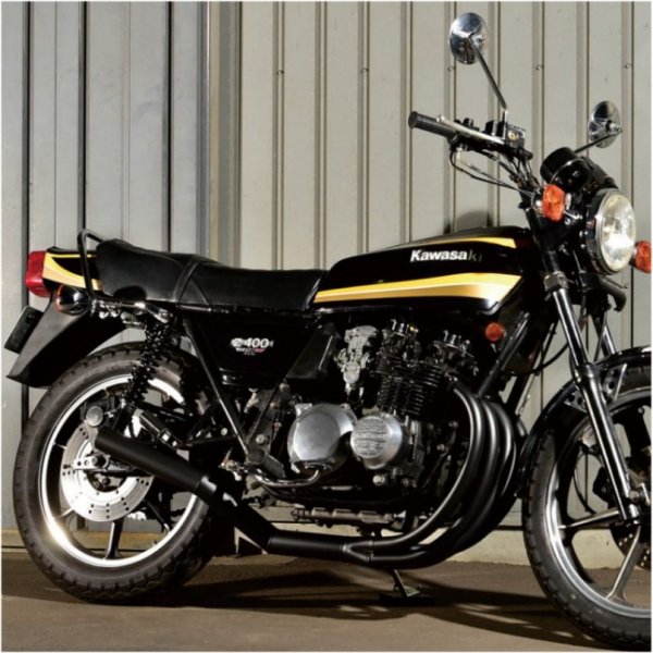 Z400FX、Z550FX、Z500、モリワキショート管 エムテック中京 M-TEC中京 ショート管マフラー Z400FX系 Z400FX